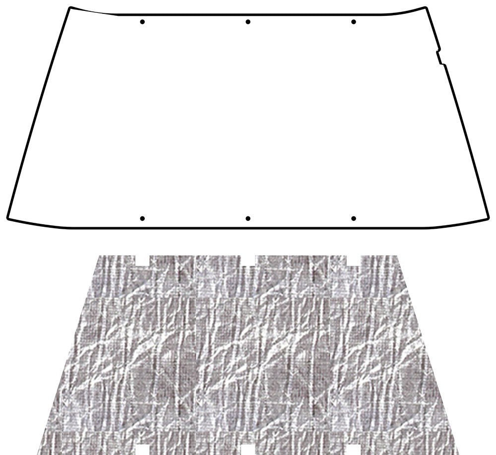 1976-1986 Jeep CJ7 SUV Hood Liner & Insulation Kit by QuietRide