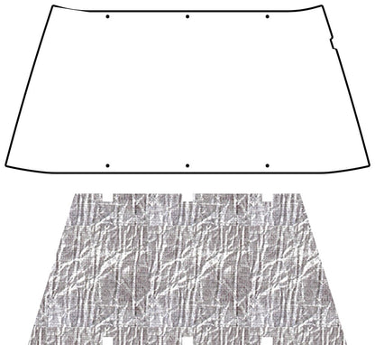 1976-1986 Jeep CJ7 SUV Hood Liner & Insulation Kit by QuietRide
