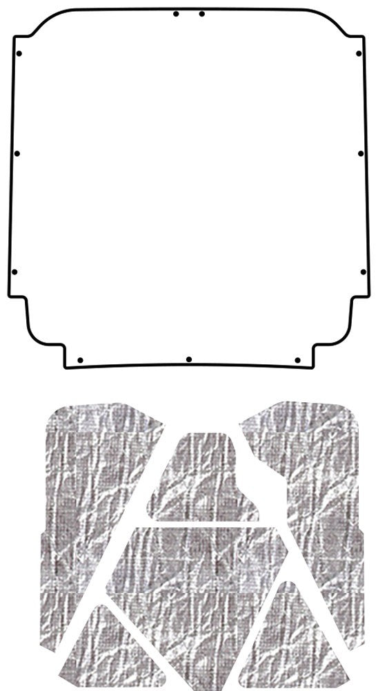 1970-1977 Ford Maverick Coupe Hood Liner & Insulation Kit by QuietRide