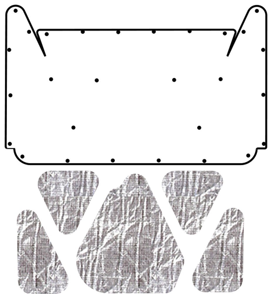 1966-1967 Plymouth Belvedere Coupe, Convertible, Sedan, Station Wagon Hood Liner & Insulation Kit by QuietRide