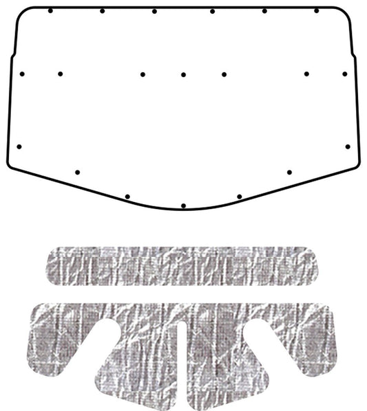 1975-1977 Chrysler Cordoba Coupe Hood Liner & Insulation Kit by QuietRide