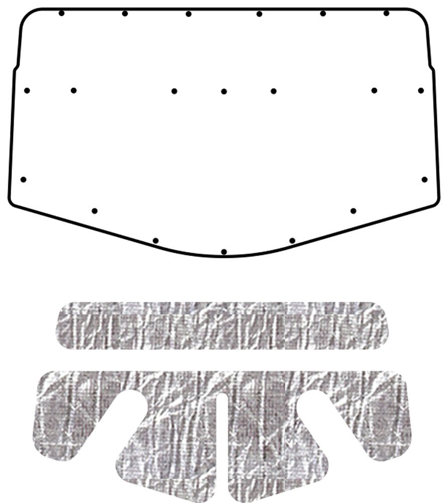 1975-1978 Plymouth Fury Coupe, Sedan, Station Wagon Hood Liner & Insulation Kit by QuietRide