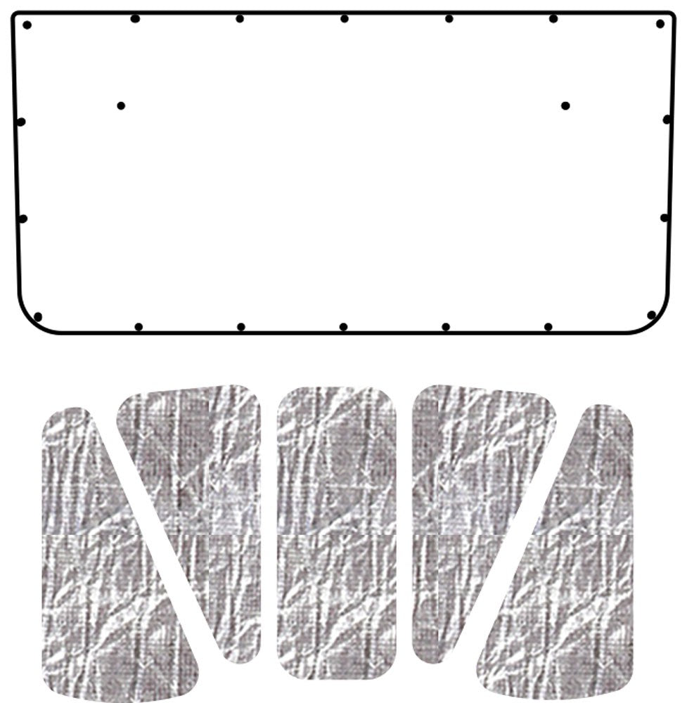 1965-1968 Plymouth Fury Sedan, Station Wagon, Hardtop, Convertible Hood Liner & Insulation Kit by QuietRide