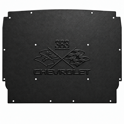 1962-1965 Chevrolet Nova Sedan, Coupe, Station Wagon, Convertible, Chevrolet 383 Engine Logo Hood Liner & Insulation Kit by QuietRide