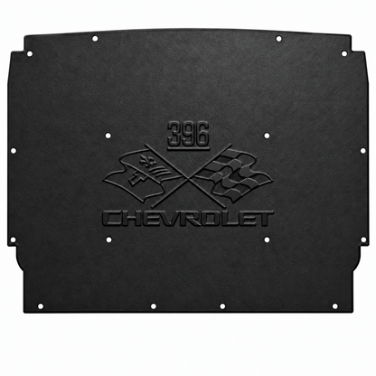 1962-1965 Chevrolet Nova Sedan, Coupe, Station Wagon, Convertible, Chevrolet 396 Engine Logo Hood Liner & Insulation Kit by QuietRide