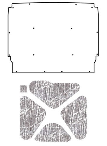 1962-1965 Chevy Nova AcoustiHood Under Hood Cover Kit with Heatshield Panels
