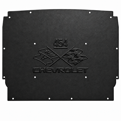1962-1965 Chevrolet Nova Sedan, Coupe, Station Wagon, Convertible, Chevrolet 454 Engine Logo Hood Liner & Insulation Kit by QuietRide