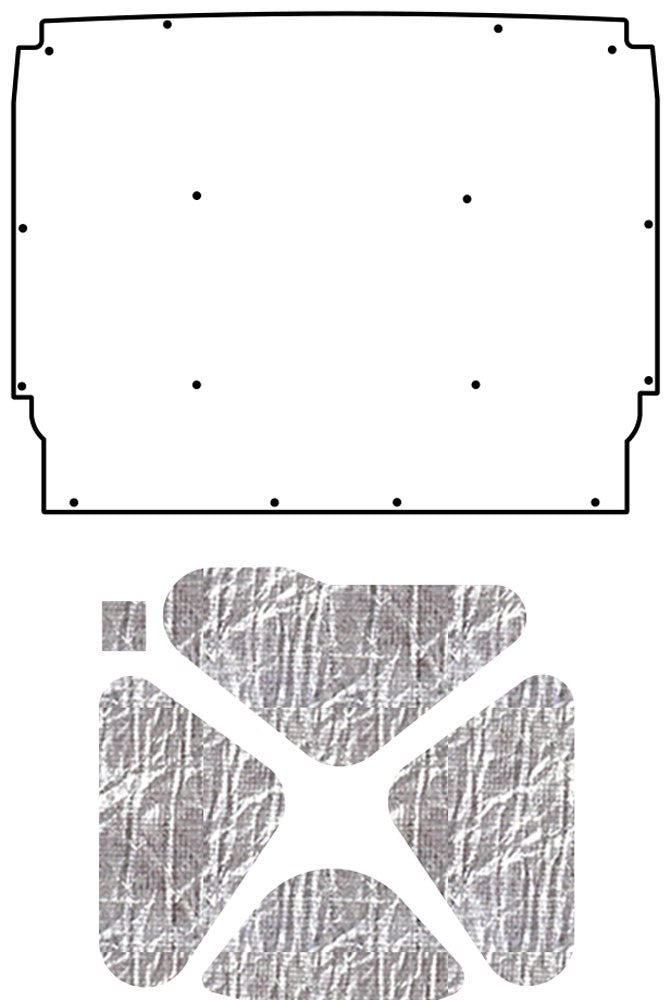 1962-1965 Chevy Nova AcoustiHood Under-Hood Insulation & Sound Barrier Kit