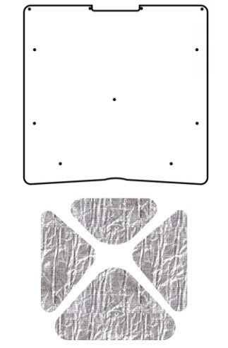 1968-72 Nova AcoustiHood Under Hood Cover Kit with Heatshield Panels and Installation Supplies