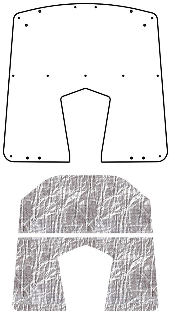 1955-1957 Ford Thunderbird Coupe, Convertible Hood Liner & Insulation Kit by QuietRide