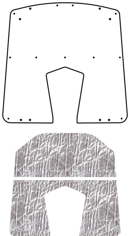 1955-1957 Ford Thunderbird Coupe, Convertible Hood Liner & Insulation Kit by QuietRide