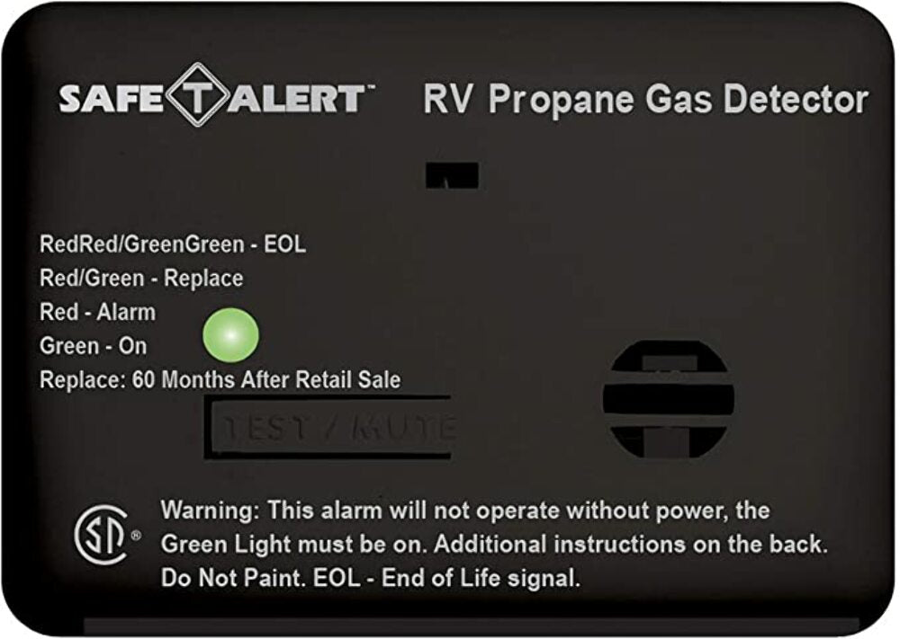 MTI 20-441-P-BL Safe-T-Alert RV Mini Propane Leak Detector Alarm LP Gas Sniffer