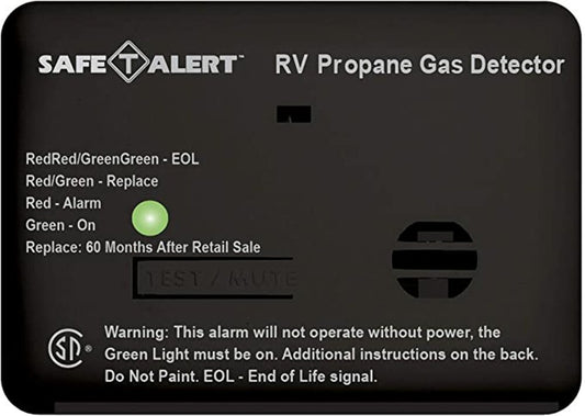 MTI 20-441-P-BL Safe-T-Alert RV Mini Propane Leak Detector Alarm LP Gas Sniffer