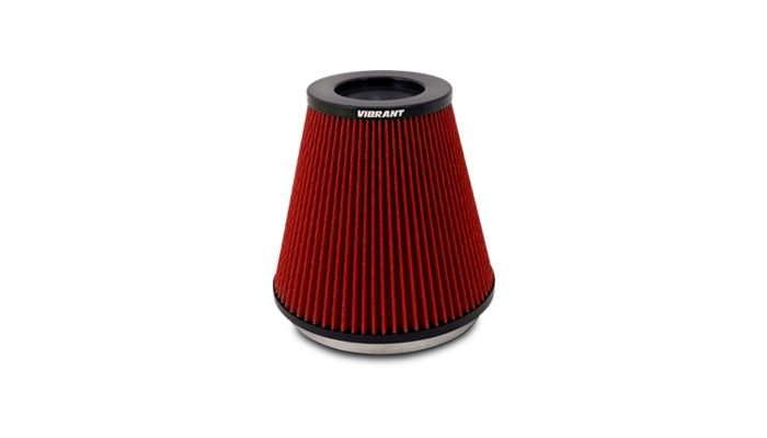 Vibrant Performance 10961 Air Filter 5 in. O.D. Cone x 3-0.625 in. Tall x 6 in. I.D.
