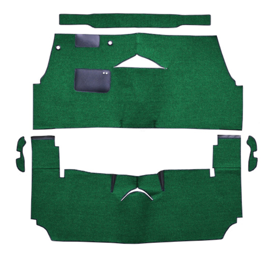 Illustration of 1954-1956 Buick Century ACC Daytona cut-and-sewn carpet in 7163 Light Green - act...