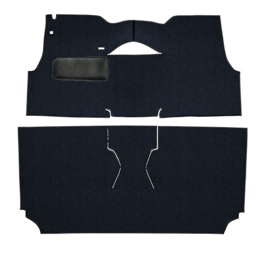 1955 Chevrolet Bel Air 2DR Convertible Bucket Seat Daytona Replacement Carpet Kit - 2-Piece - product image