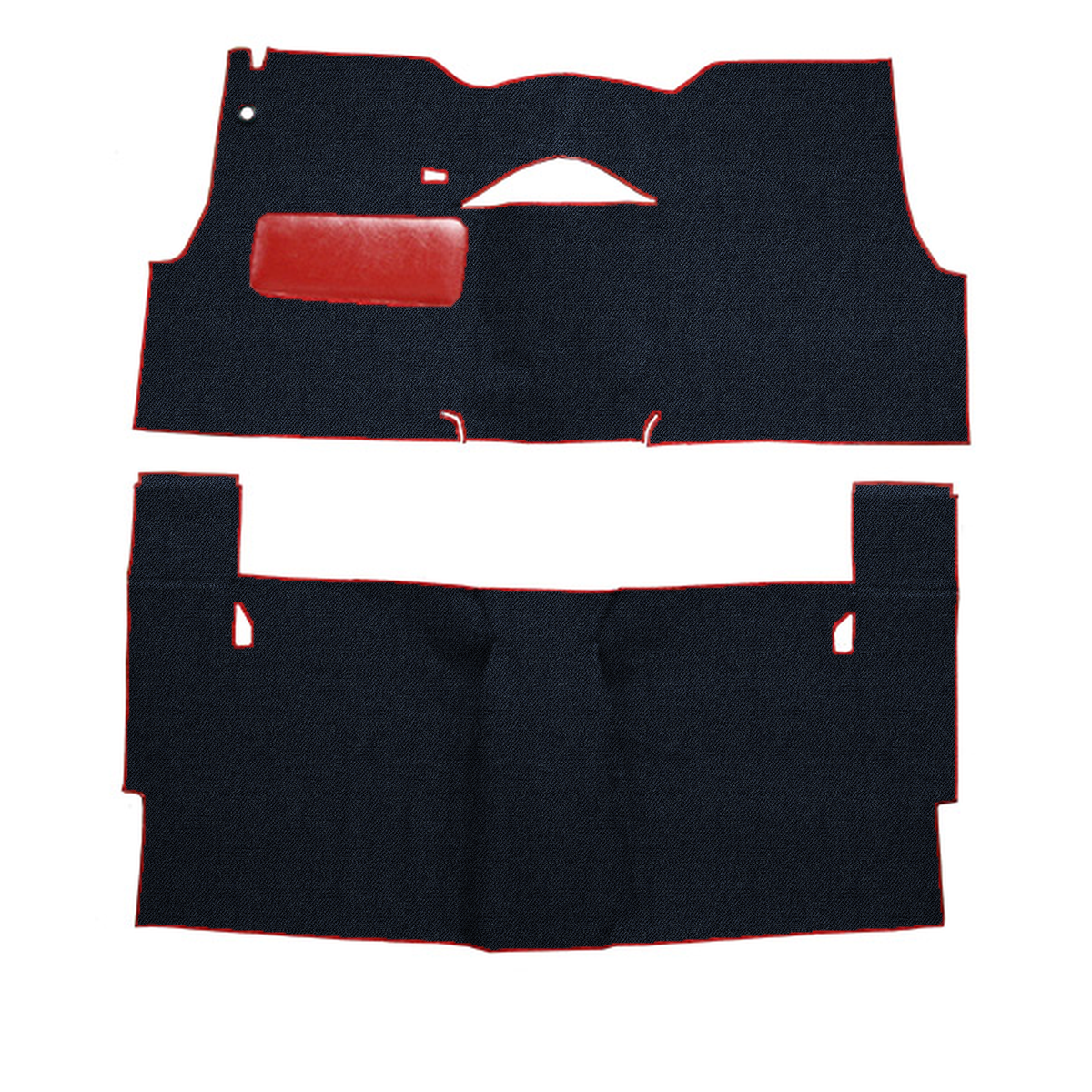 1955 Chevrolet Two-Ten Series 2DR Sedan Bench Seat Daytona Replacement Carpet Kit - 2-Piece - product image