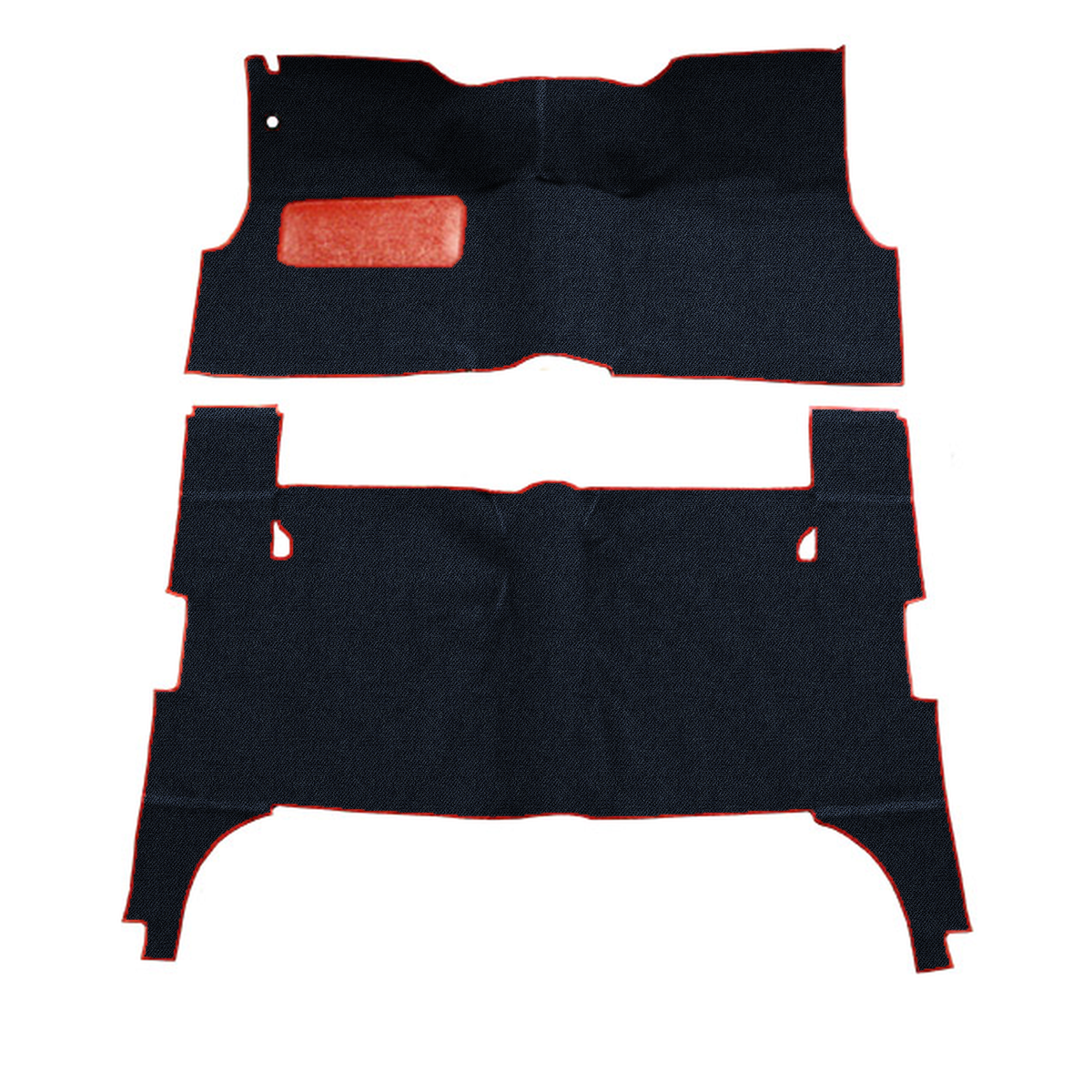 1955 Chevrolet Bel Air 4DR Sedan Bench Seat Daytona Replacement Carpet Kit - 2-Piece - product image