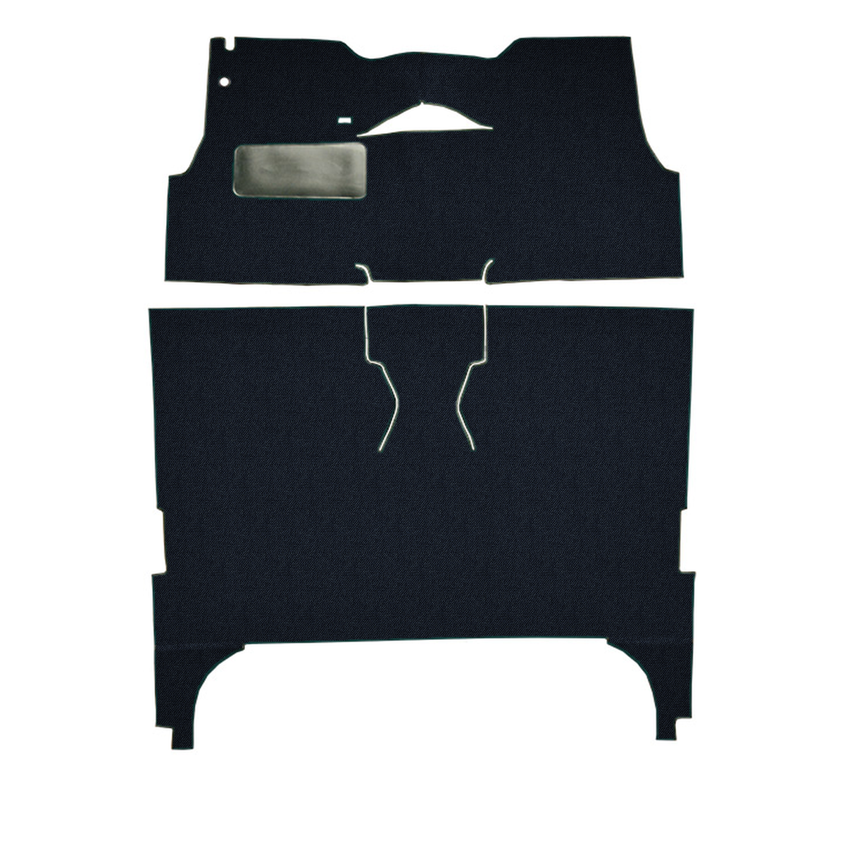 1955 Chevrolet Bel Air 4DR Sedan Bucket Seat Daytona Replacement Carpet Kit - 2-Piece - product image