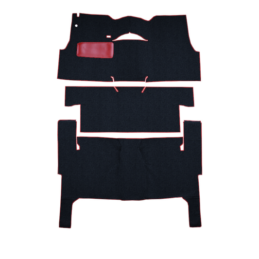 1955 Chevrolet Two-Ten Series 2DR Wagon Bench Seat Pass Area Daytona Replacement Carpet Kit - 3-Piece - product image
