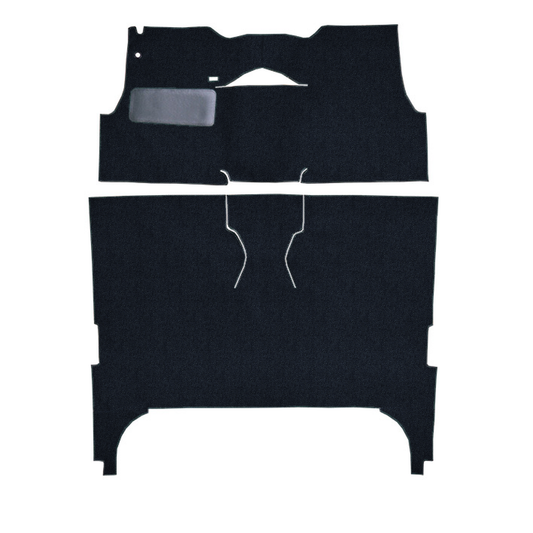 1956 Chevrolet Bel Air 4DR Sedan Bucket Seat Daytona Replacement Carpet Kit - 2-Piece - product image