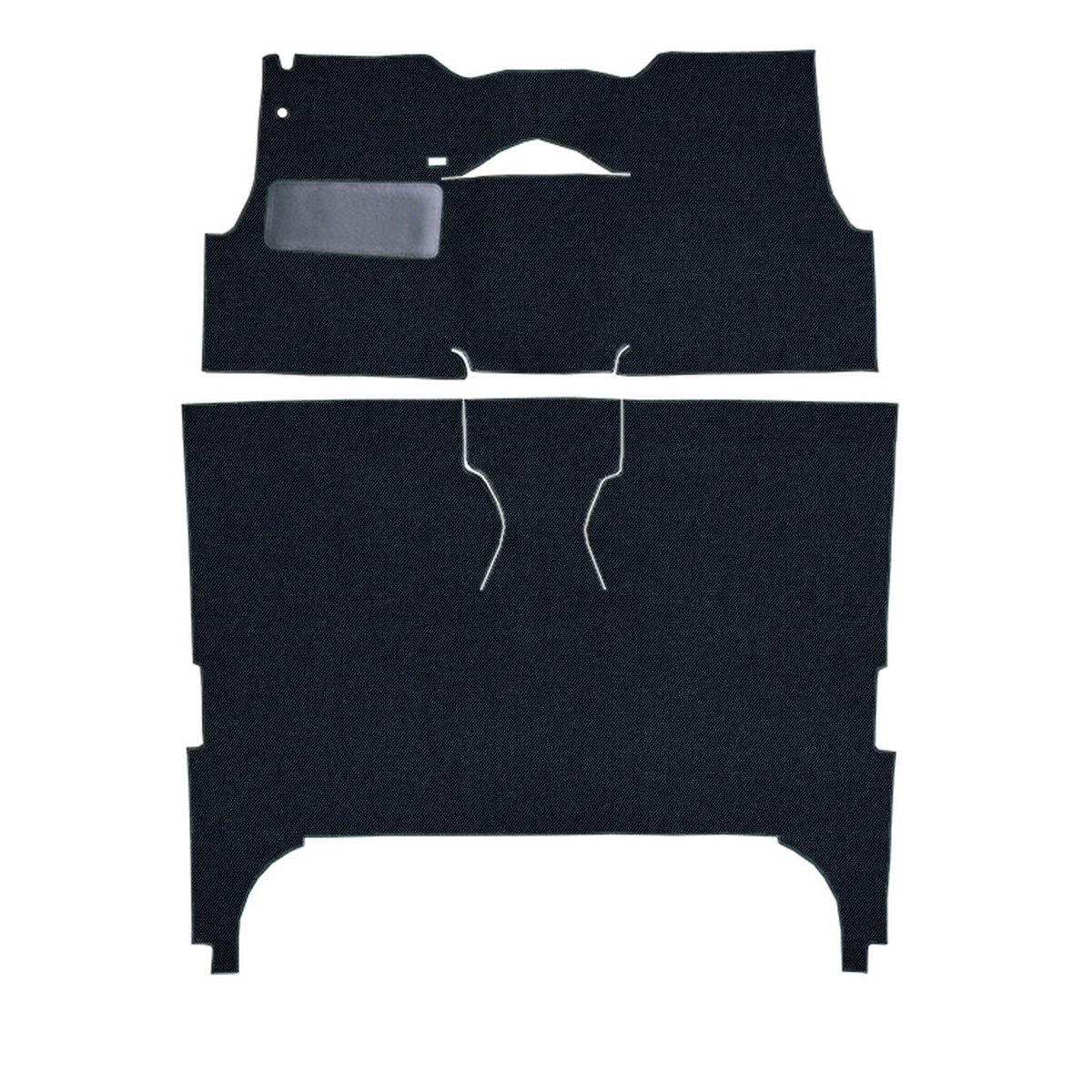 1956 Chevrolet Two-Ten Series 4DR Sedan Bucket Seat Daytona Replacement Carpet Kit - 2-Piece - product image