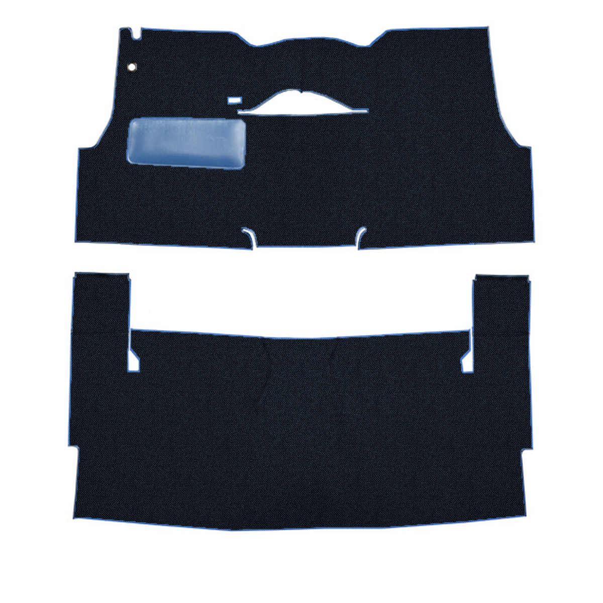 1956 Chevrolet Bel Air 2DR Sedan Bench Seat Daytona Replacement Carpet Kit - 2-Piece - product image