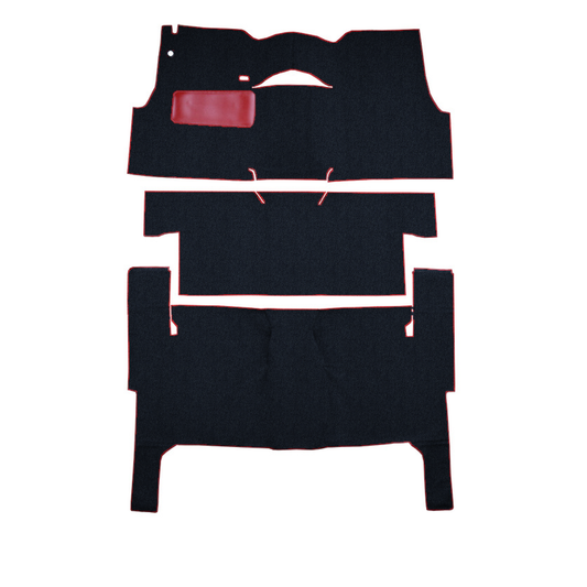 1956 Chevrolet Bel Air Nomad 2DR Wagon Bench Seat Pass Area Daytona Replacement Carpet Kit - 3-Piece - product image