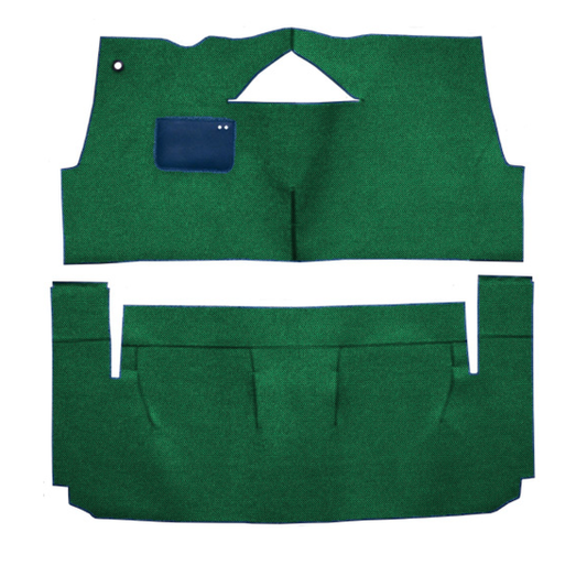 Illustration of 1957-1958 Buick Century ACC Daytona cut-and-sewn carpet in 7163 Light Green - act...