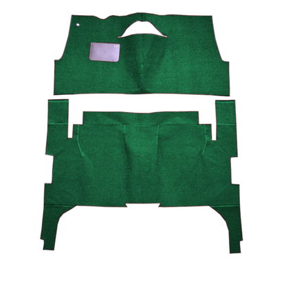 Illustration of 1957-1958 Buick Century ACC Daytona cut-and-sewn carpet in 7163 Light Green - act...