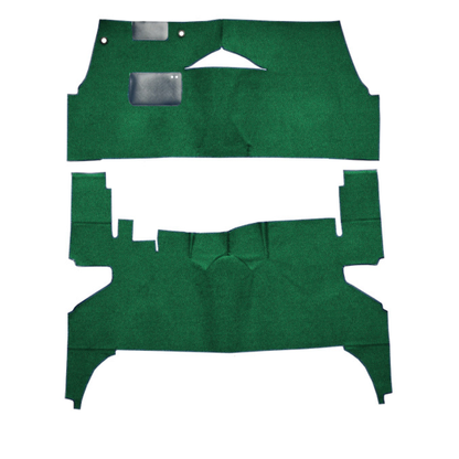 Illustration of 1955 Buick Century ACC Daytona cut-and-sewn carpet in 7163 Light Green - actual p...