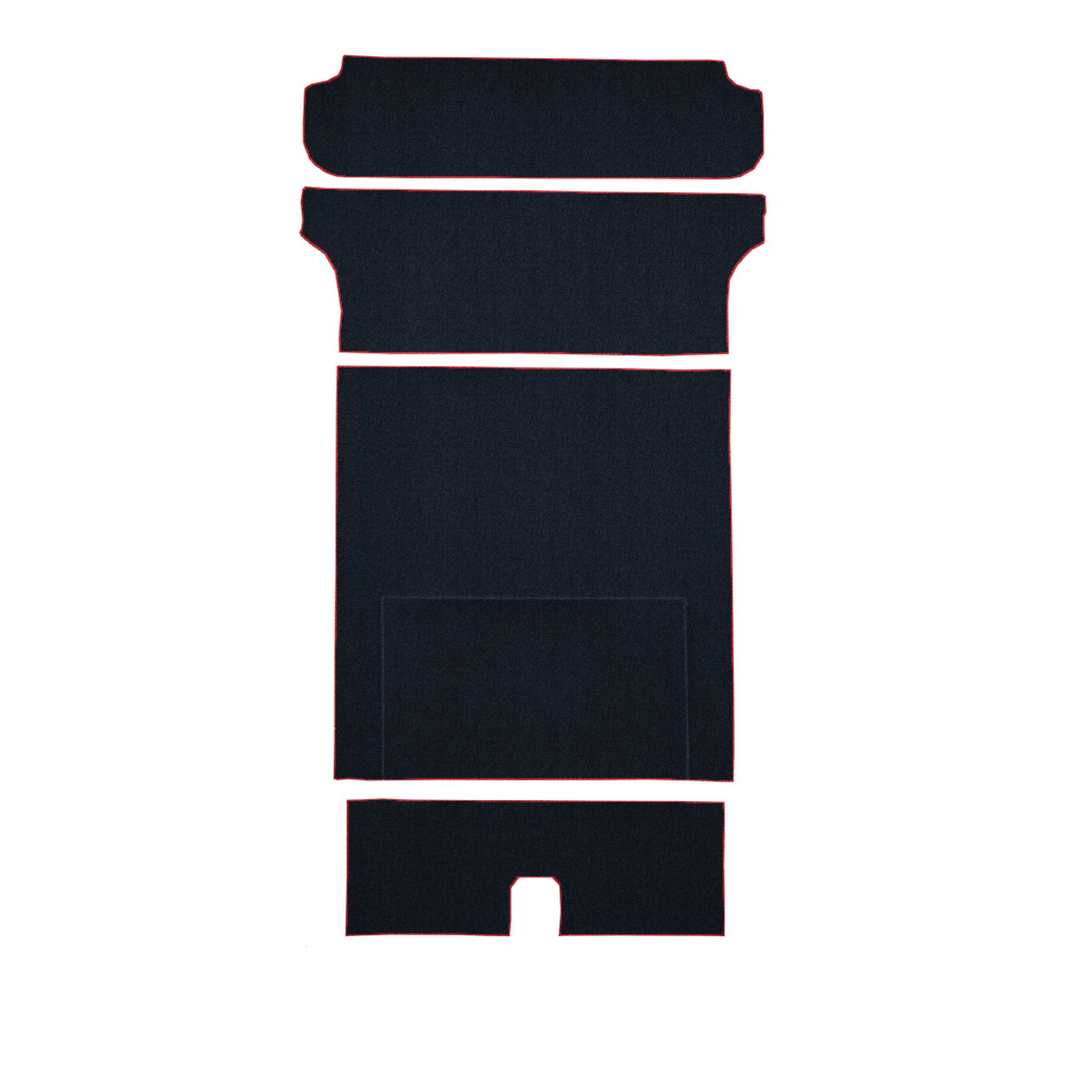 1955-1956 Chevrolet Bel Air Nomad 2DR Wagon Cargo Area Daytona Replacement Carpet Kit - 5-Piece - product image