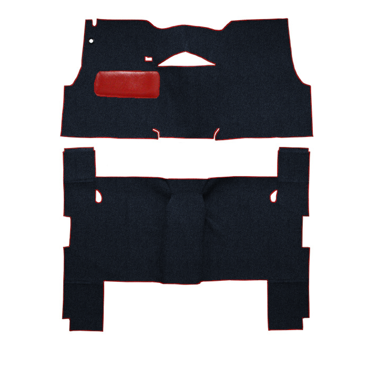 1955 Chevrolet Bel Air 4DR Wagon Daytona Replacement Carpet Kit - 2-Piece - product image