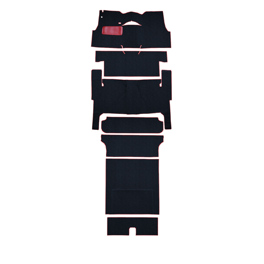 1955 Chevrolet One-Fifty Series 2DR Wagon Bench Seat Complete Daytona Replacement Carpet Kit - 8-Piece - product image