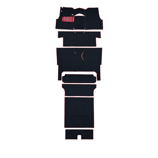 1955 Chevrolet Two-Ten Series 2DR Wagon Bucket Seat Complete Daytona Replacement Carpet Kit - 8-Piece - product image