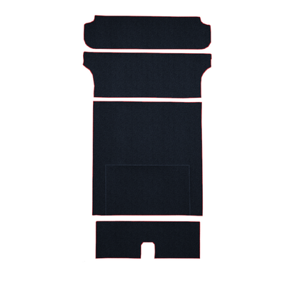 1955-1956 Chevrolet One-Fifty Series 2DR Wagon Cargo Area Daytona Replacement Carpet Kit - 5-Piece - product image