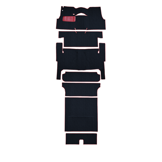 1956 Chevrolet Two-Ten Series 2DR Wagon Bench Seat Complete Daytona Replacement Carpet Kit - 8-Piece - product image