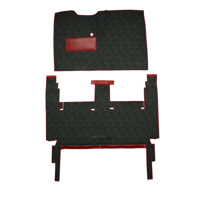 1960-1964 Chevrolet Corvair 2DR Coupe Tuxedo Replacement Carpet Kit - 2-Piece - product image