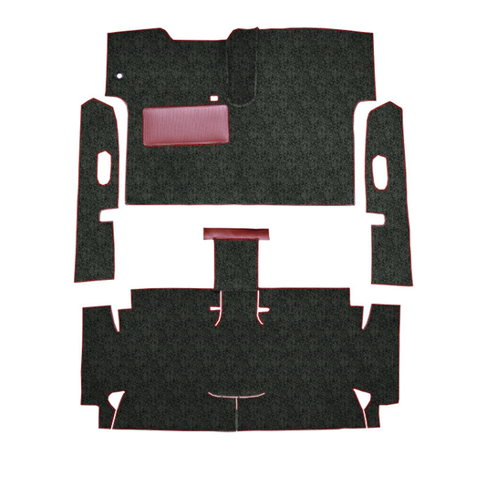 1962-1964 Chevrolet Corvair 2DR Convertible Tuxedo Replacement Carpet Kit - 4-Piece - product image