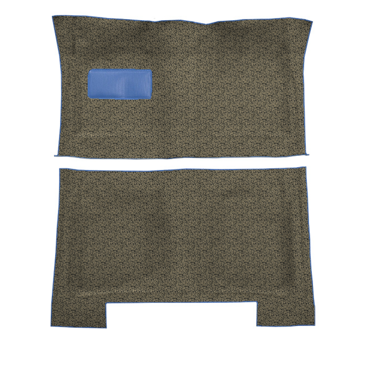 1961-1962 Chevrolet Impala 4DR Hardtop Auto Tuxedo Molded Replacement Carpet Kit - 2-Piece - product image