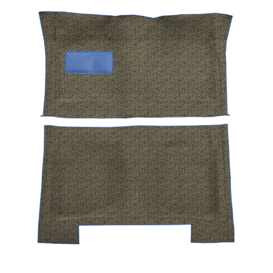 1961-1962 Chevrolet Impala 4DR Hardtop Auto Tuxedo Molded Replacement Carpet Kit - 2-Piece - product image