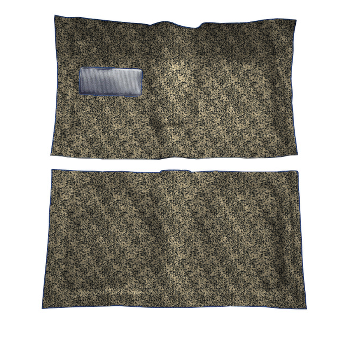 1961-1962 Chevrolet Bel Air 2DR Hardtop 4spd Tuxedo Molded Replacement Carpet Kit - 2-Piece - product image