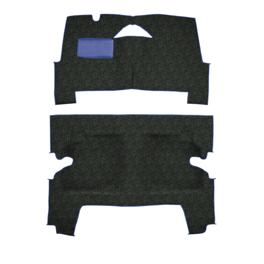 1960 Pontiac Bonneville 4DR Hardtop Tuxedo Molded Carpet - 2 Piece