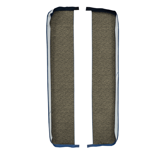 1961-1962 Chevrolet Impala Door Panel 2DR Inserts Tuxedo Replacement Carpet Kit - 2-Piece - product image