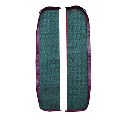 Illustration of 1961-1964 Pontiac Bonneville ACC Tuxedo door panel inserts in B-2 Turquoise - actual product may vary