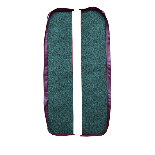 Illustration of 1961-1964 Pontiac Bonneville ACC Tuxedo door panel inserts in B-2 Turquoise - actual product may vary