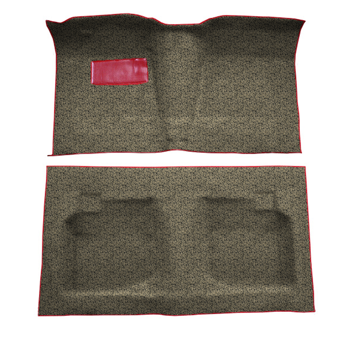 1959-1960 Chevrolet Biscayne 2DR Full Tuxedo Molded Replacement Carpet Kit - 2-Piece - product image
