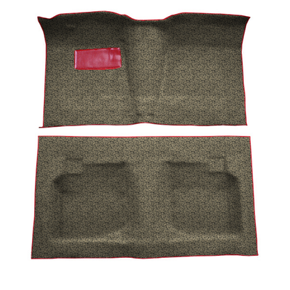 1959-1960 Chevrolet Biscayne 2DR Full Tuxedo Molded Replacement Carpet Kit - 2-Piece - product image
