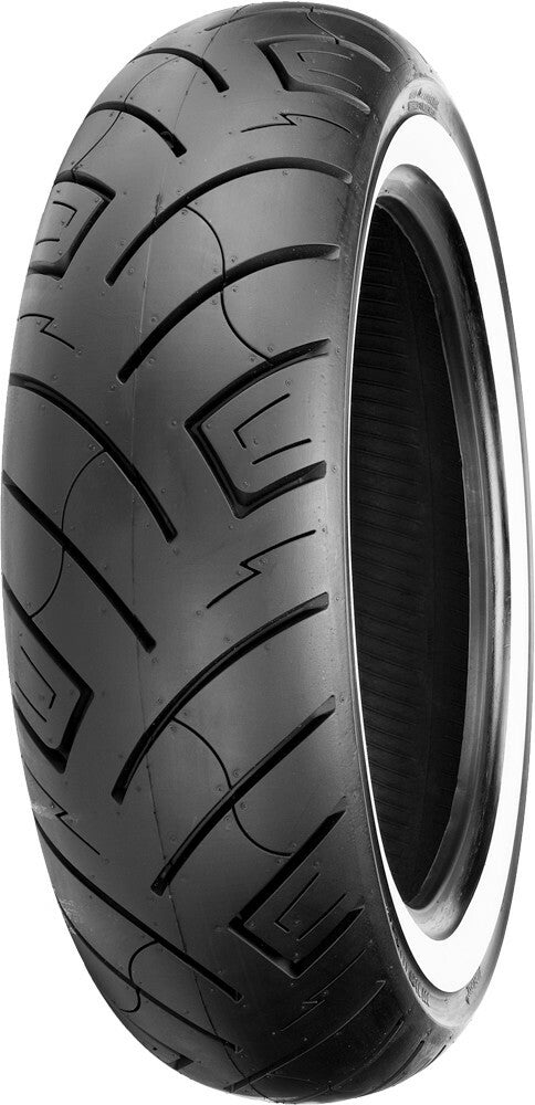 Shinko SR777 H.D. Rear Cruiser Tire – 180/55B18 (84 H) Whitewall Bias
