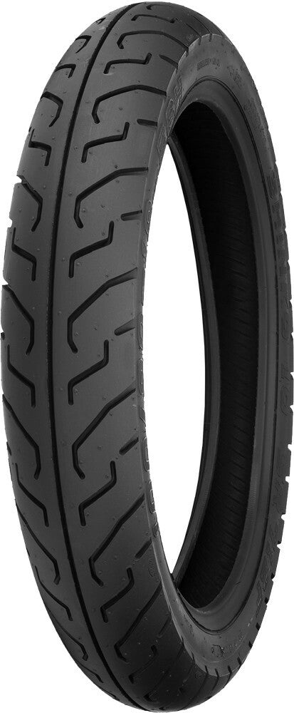 Shinko 712 Mileage-Performance Bias Front Tire – 110/90-19 (62 H) Tubeless Blackwall